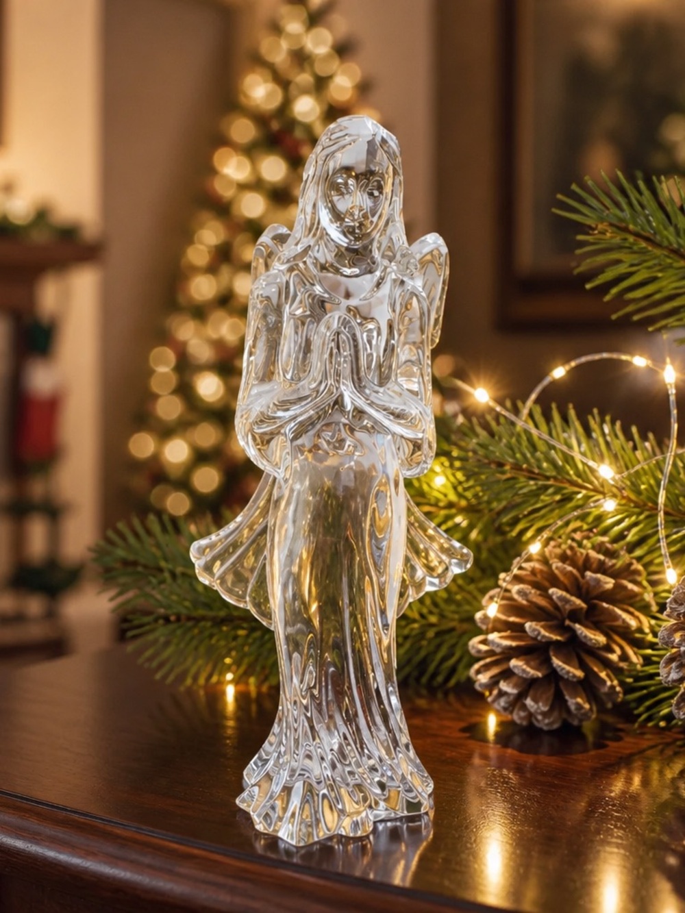 Waterford Crystal Angel of Grace Figurine Spirituality Collection 6-1/2" No Box
